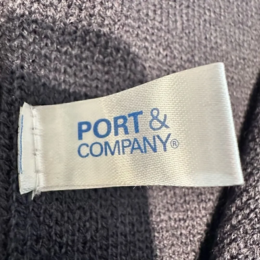 NWOT Port & Company Corona Beer 69 Sports Knitted Winter Scarf Navy
